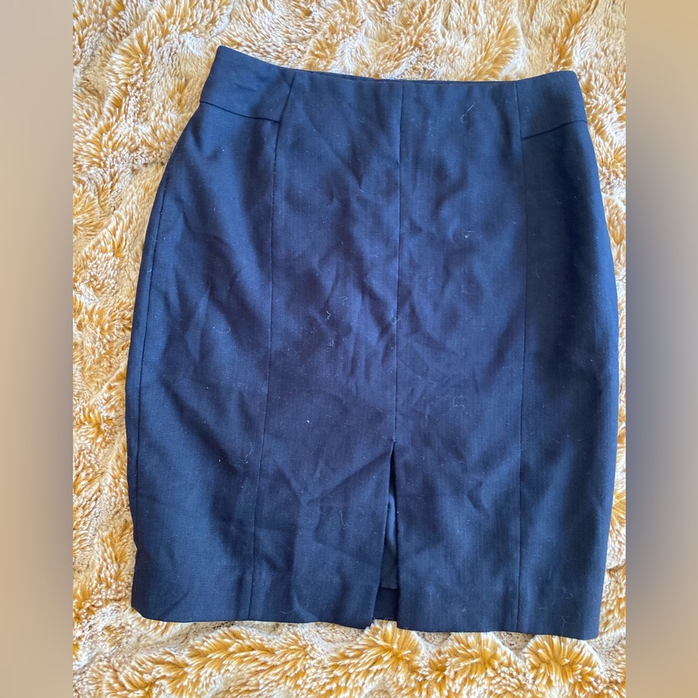 Black H&M midi skirt